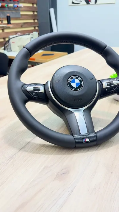 Руль BMW M Sport — готов — кадр из видео