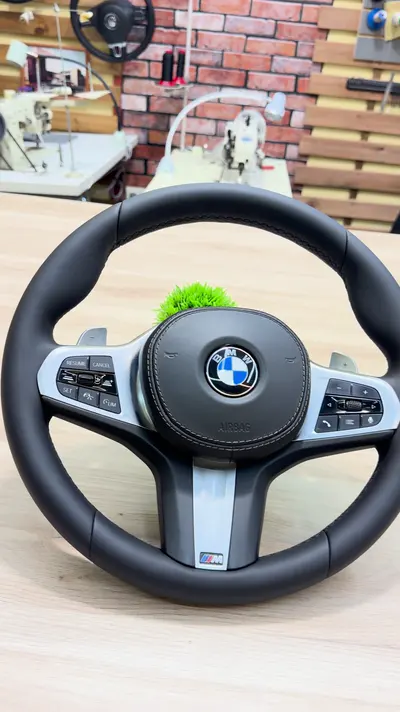 Готовый руль BMW X5 (G05) — кадр из видео