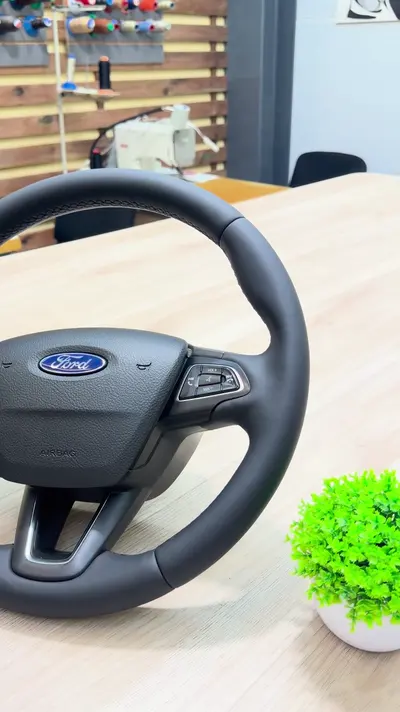 Руль Ford Focus 3 с подогревом: до и после — кадр из видео