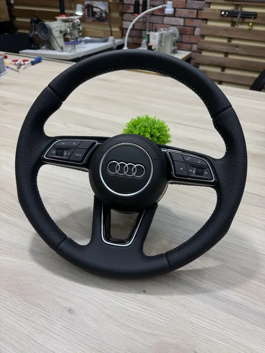 Перетяжка руля Audi Q5 — после