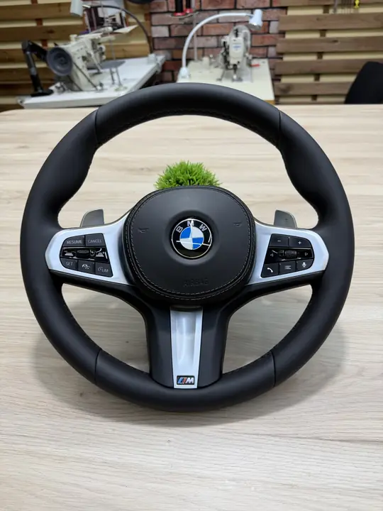Перетяжка руля BMW M Sport — после