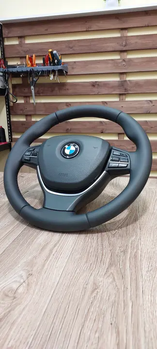 Перетяжка руля BMW — после