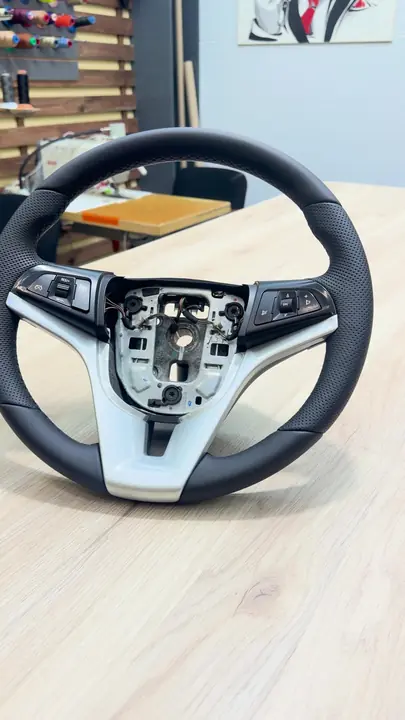 Перетяжка руля Chevrolet Cruze — после