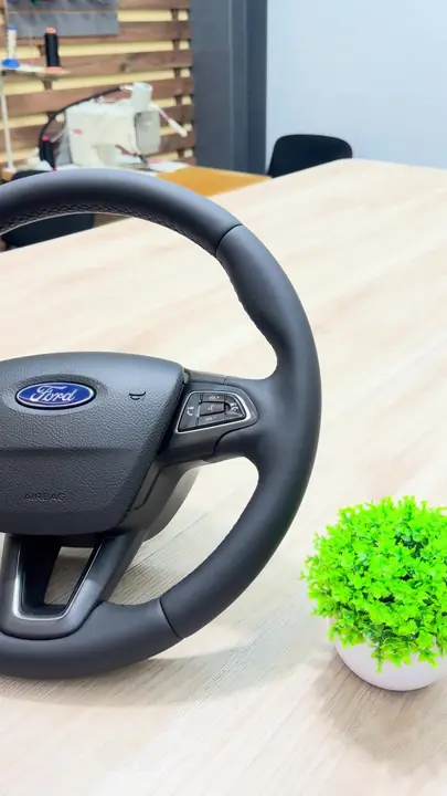 Перетяжка руля Ford Focus 3 с подогревом — после