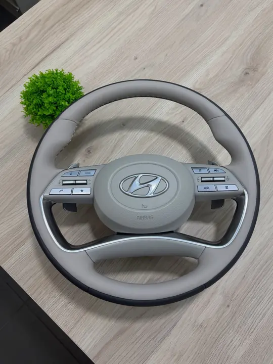 Перетяжка руля Hyundai Palisade — после
