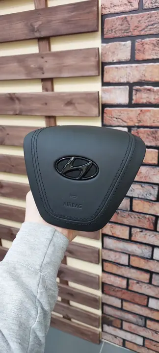 Перетяжка подушки руля Hyundai — фото 3