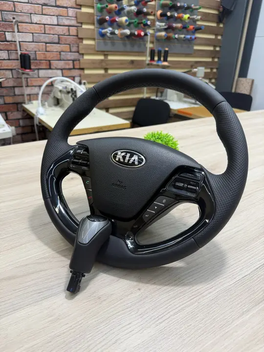 Перетяжка руля и ручки АКПП Kia Cerato — после