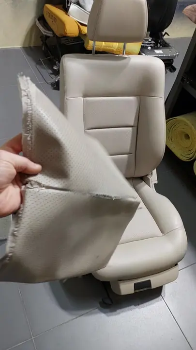Ремонт сиденья Mercedes-Benz E-класса (W212) — до