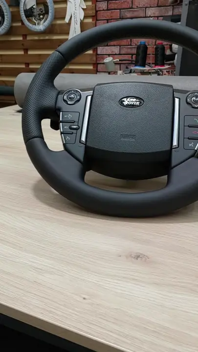 Перетяжка руля Range Rover с подогревом — после