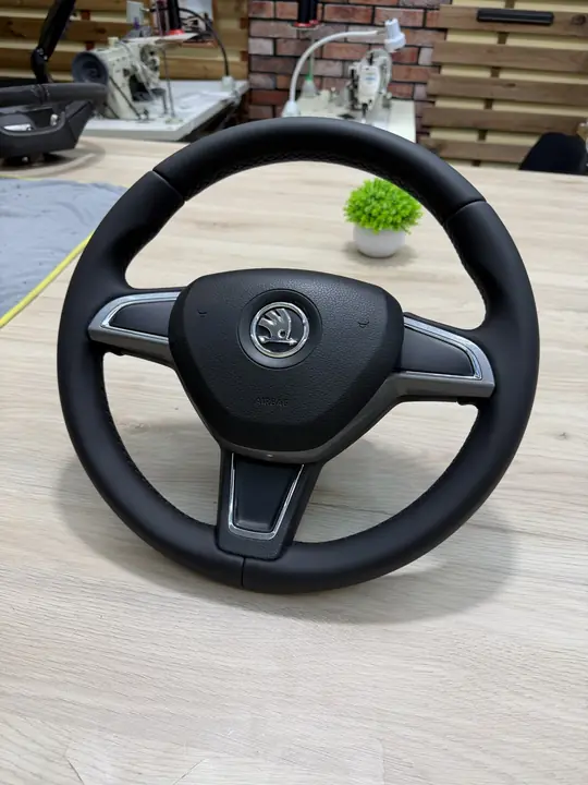 Перетяжка руля Skoda Octavia — после
