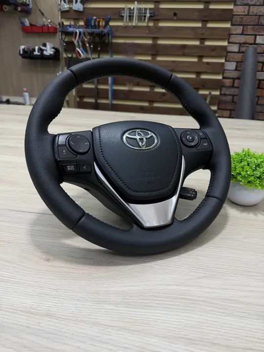 Перетяжка руля Toyota — после